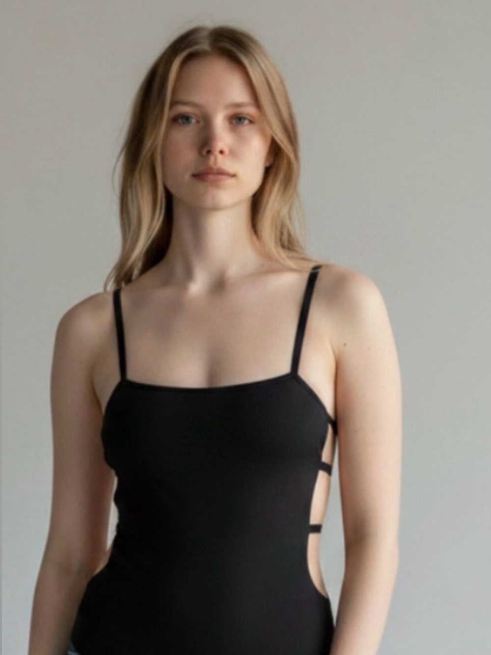 *NWOT* Free People Intimately Women’s Black On My Side Bodysuit, Size Medium